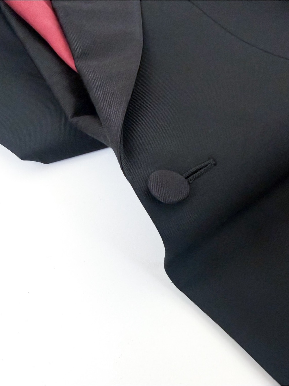 Suitsupply New Verona Men's Black Satin Lapel Tuxedo Suit Jacket Pants 38R - Picture 12 of 16